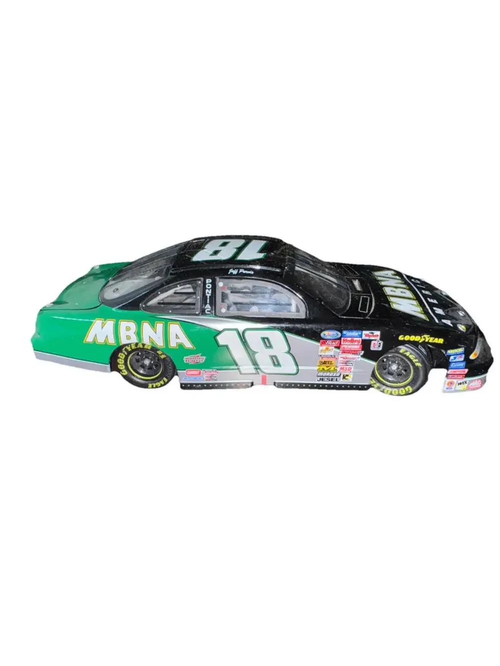 MBNA BOBBY LABONTE #18 1999 PONTIAC RACE CAR MODEL